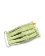 Kinder Mund-Nase-Maske grün gestreift