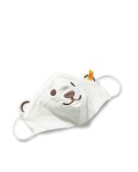 Kinder Mund-Nase-Maske Teddybär weiss
