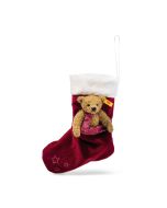 Teddybär mit Weihnachtssocke