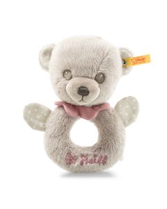 Hello Baby Lea Teddybär Greifring mit Rassel in Geschenkbox