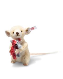 Lina Maus mit Harlekin Teddybär